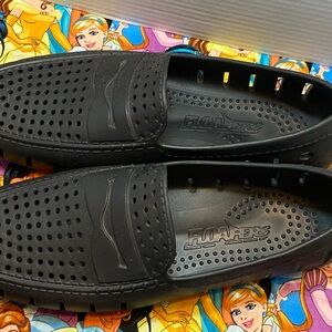Floaters  Black Loafers for Men size 12
